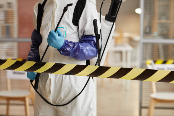 Professional Blood Cleanup technician working in Cortland, OH